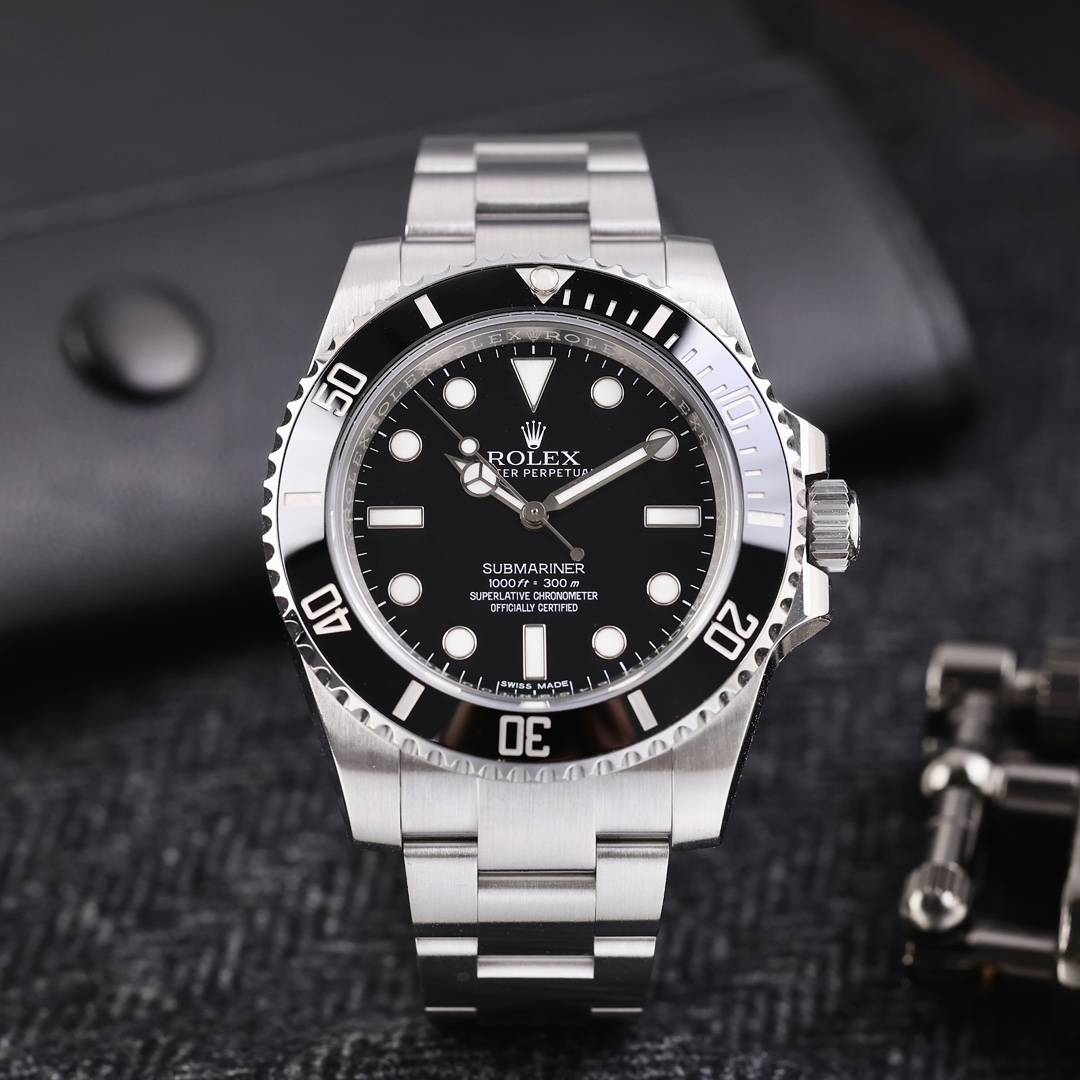 95新 Rolex/劳力士 无历黑水鬼116040 单表
