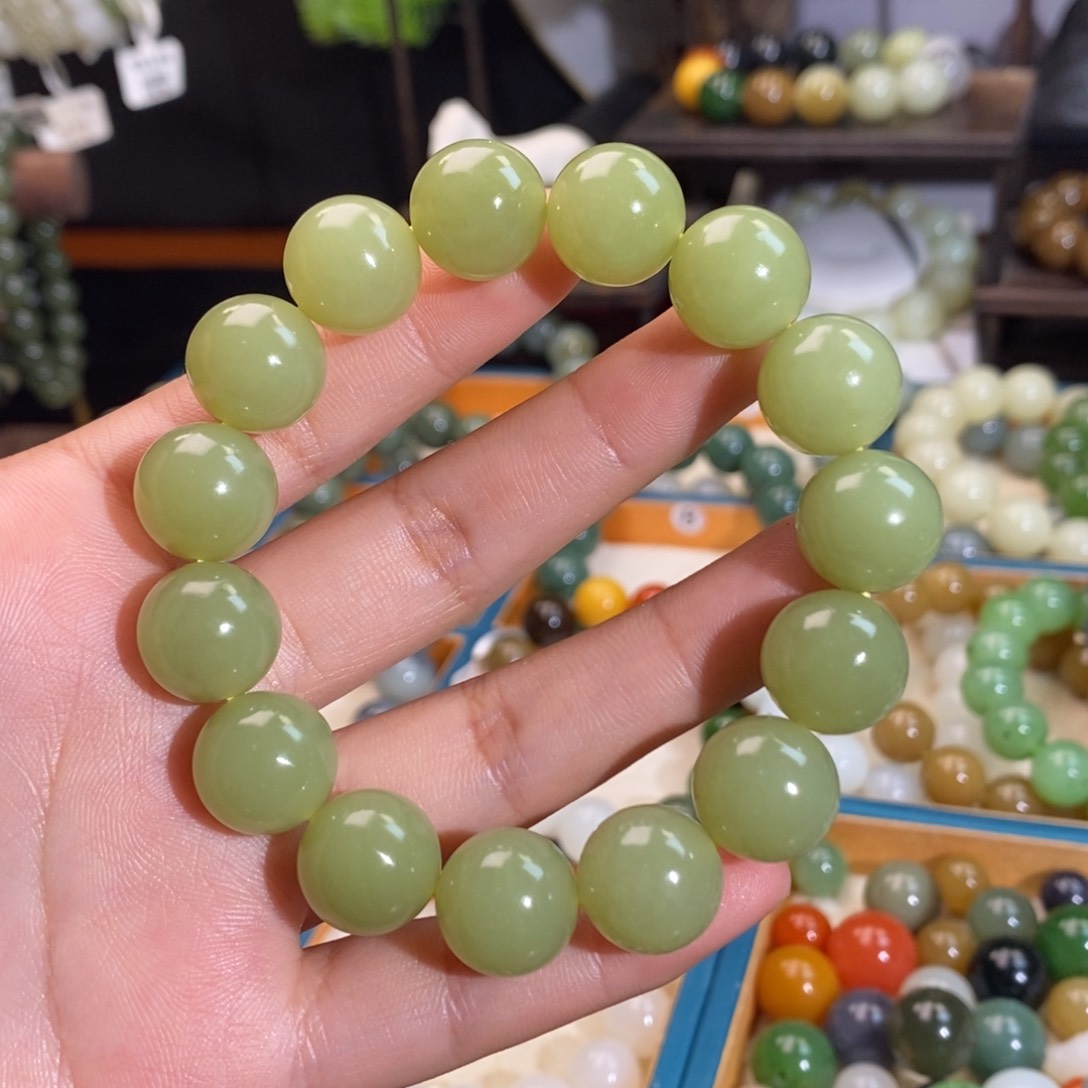 和田玉手串未镶嵌C****W