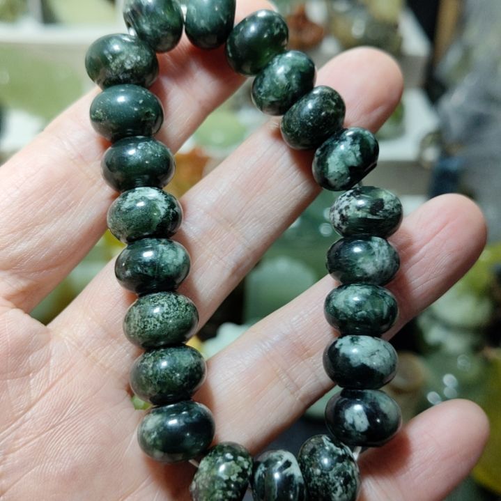 岫玉手串款式未镶嵌