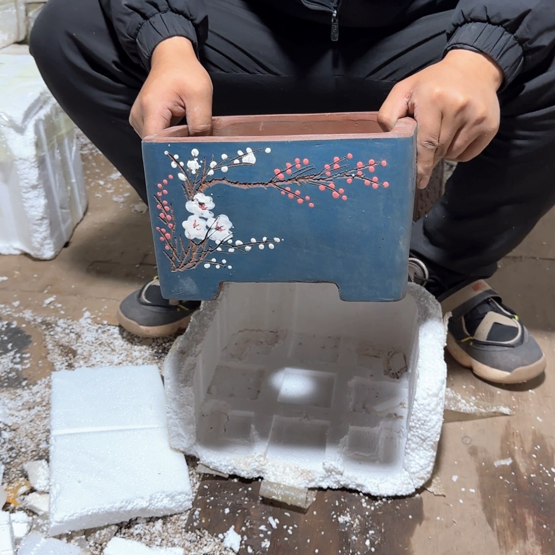 紫砂花盆口径20.12口径