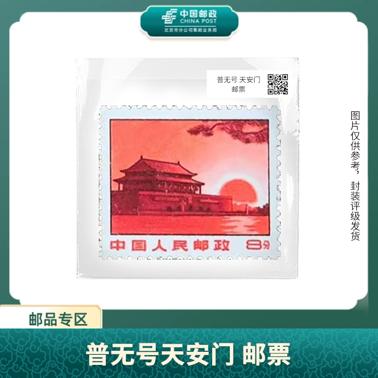 中国邮政-普无号 天安门 邮票（盒子票）X