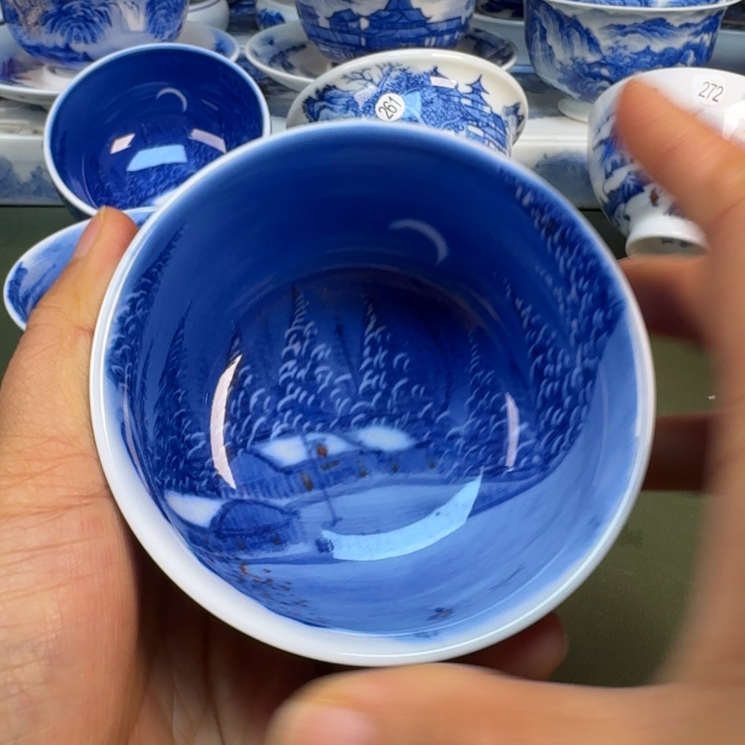 陶景德镇纯手绘茶具圆圆231