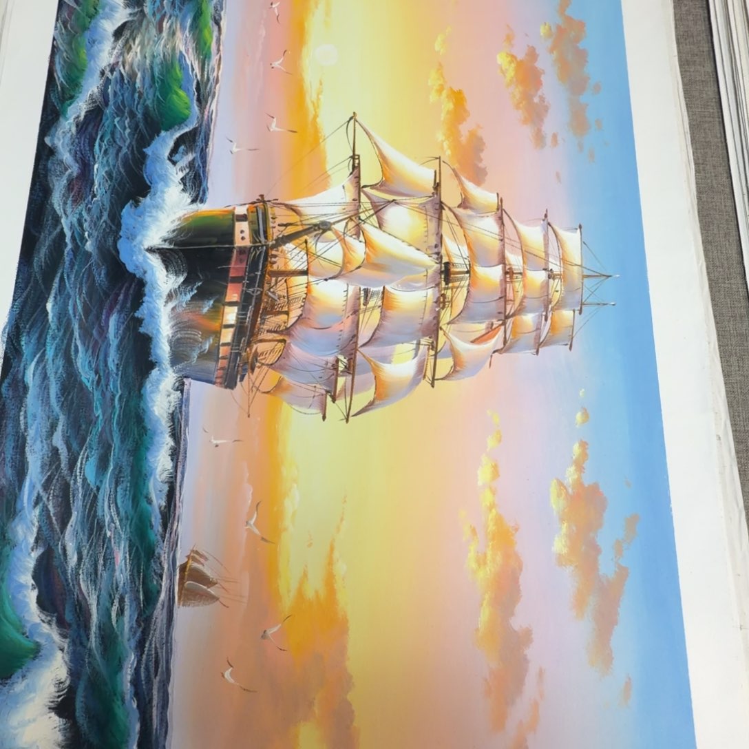 油画加油加油努力加油努力
