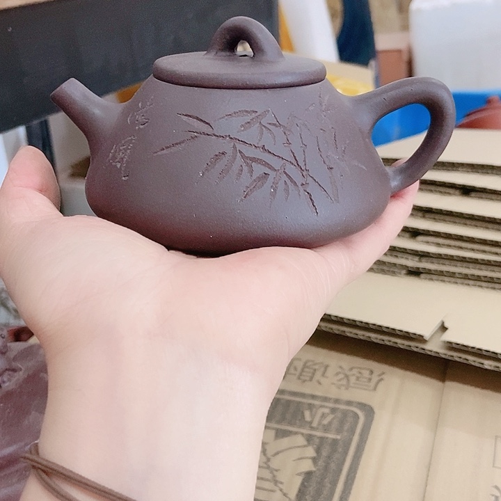 紫砂茶杯宜兴紫砂全手工制作