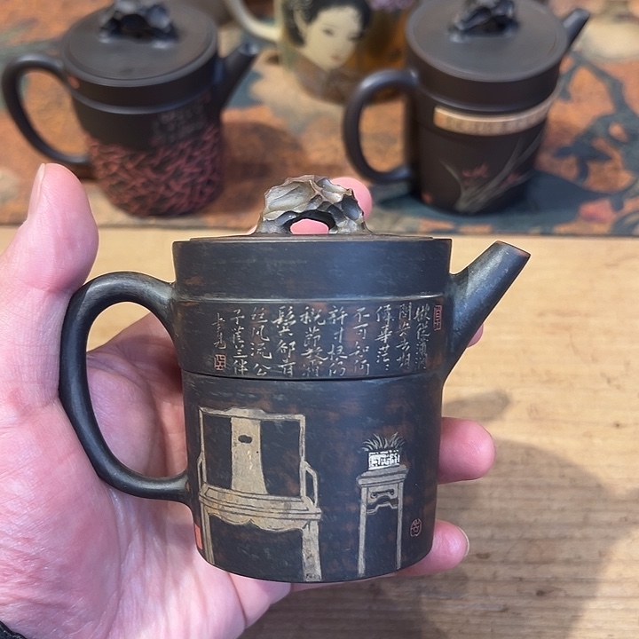 壶建水紫陶全手工