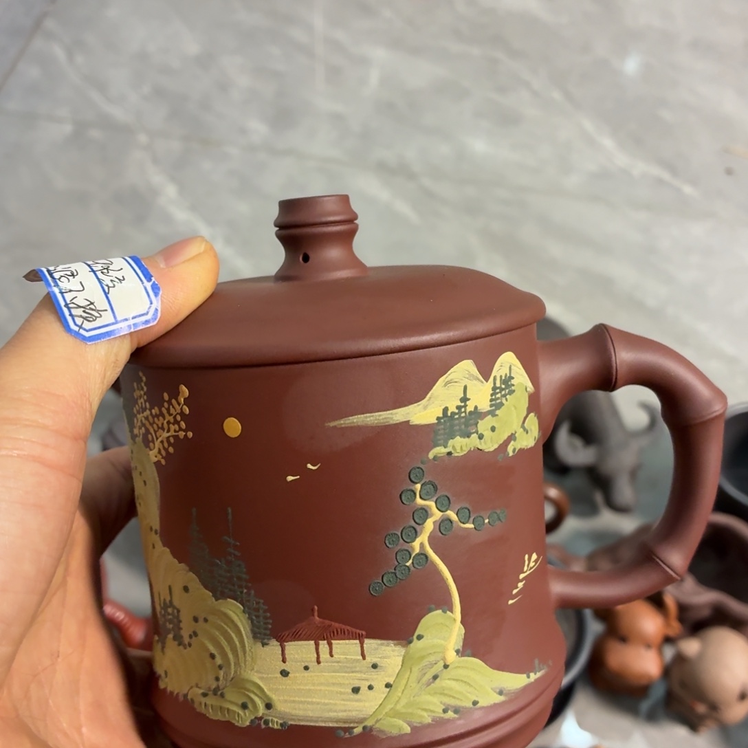 紫砂茶杯瑕疵不退不换介意勿拍