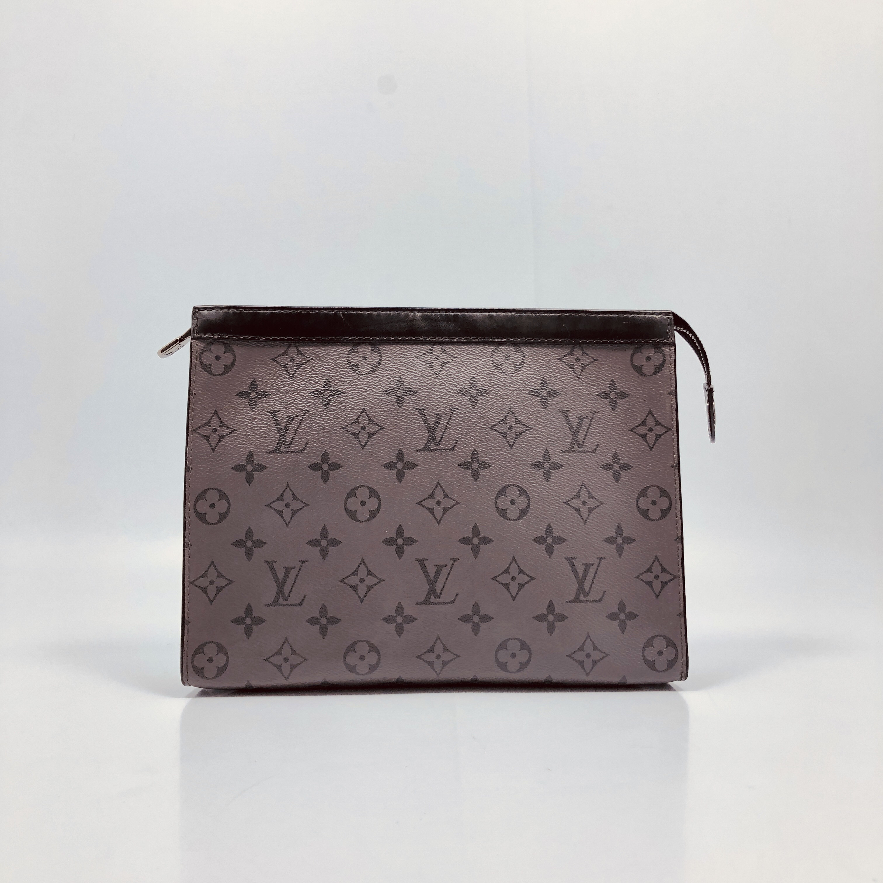 95新 LouisVuitton/路易威登 灰老花手拿包/4592号