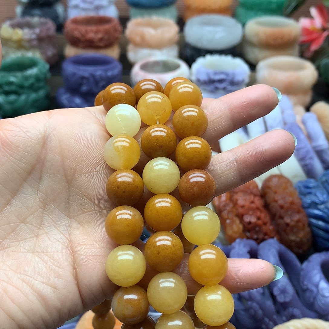 毛衣链未镶嵌石英质玉