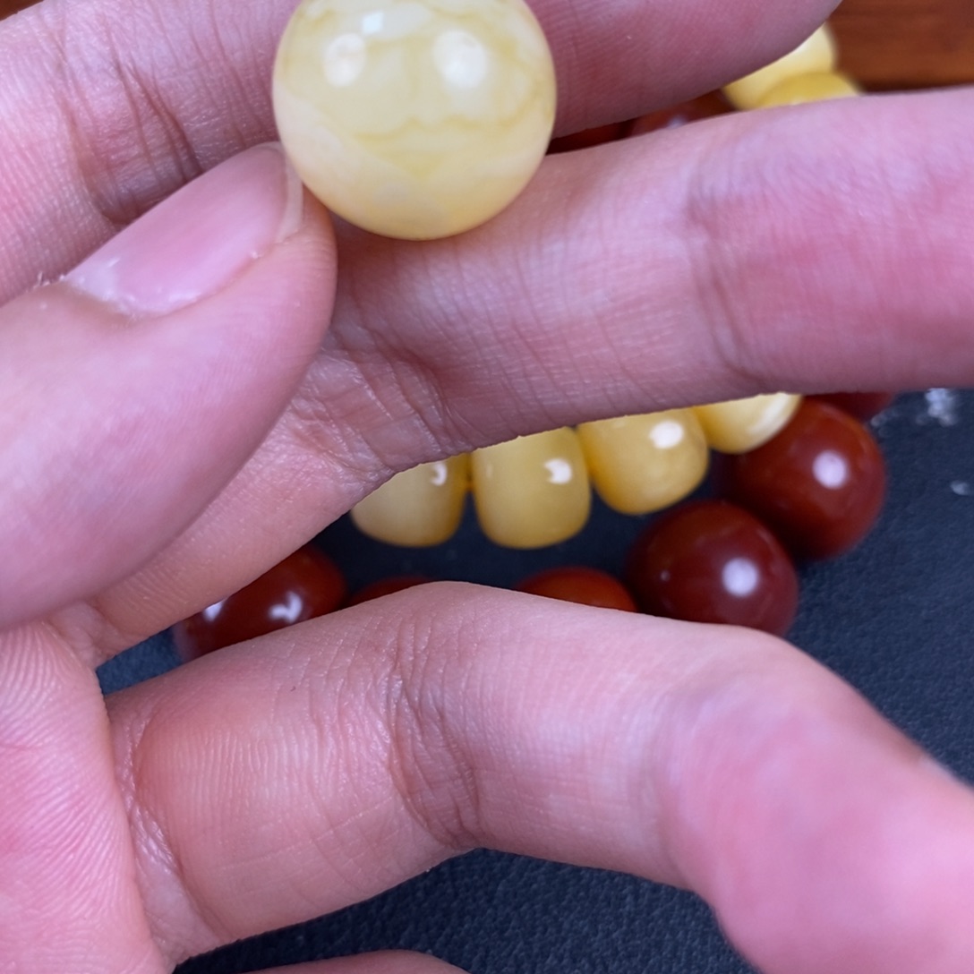 琥珀未镶嵌裸石虎皮41