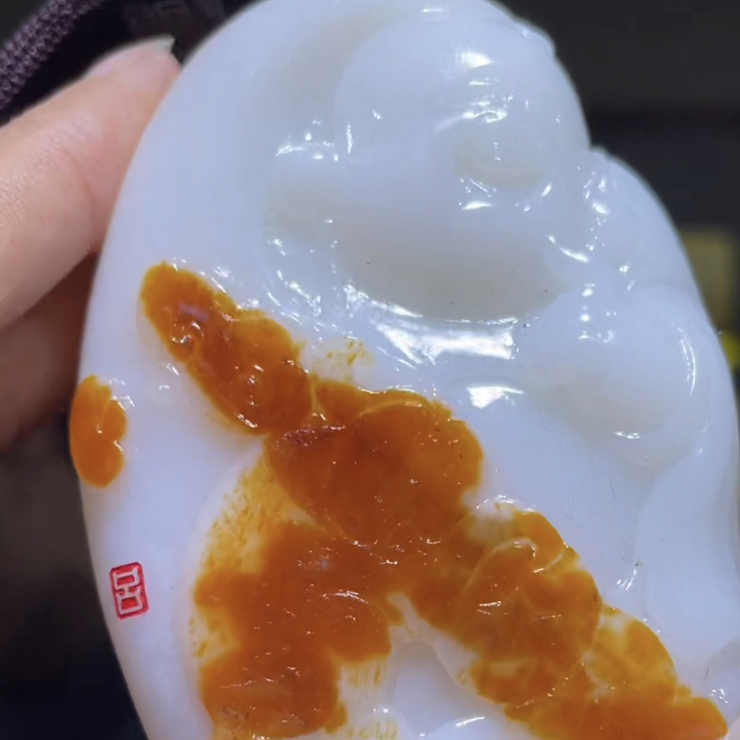 手把件货玉石把玩件文玩摆件D2