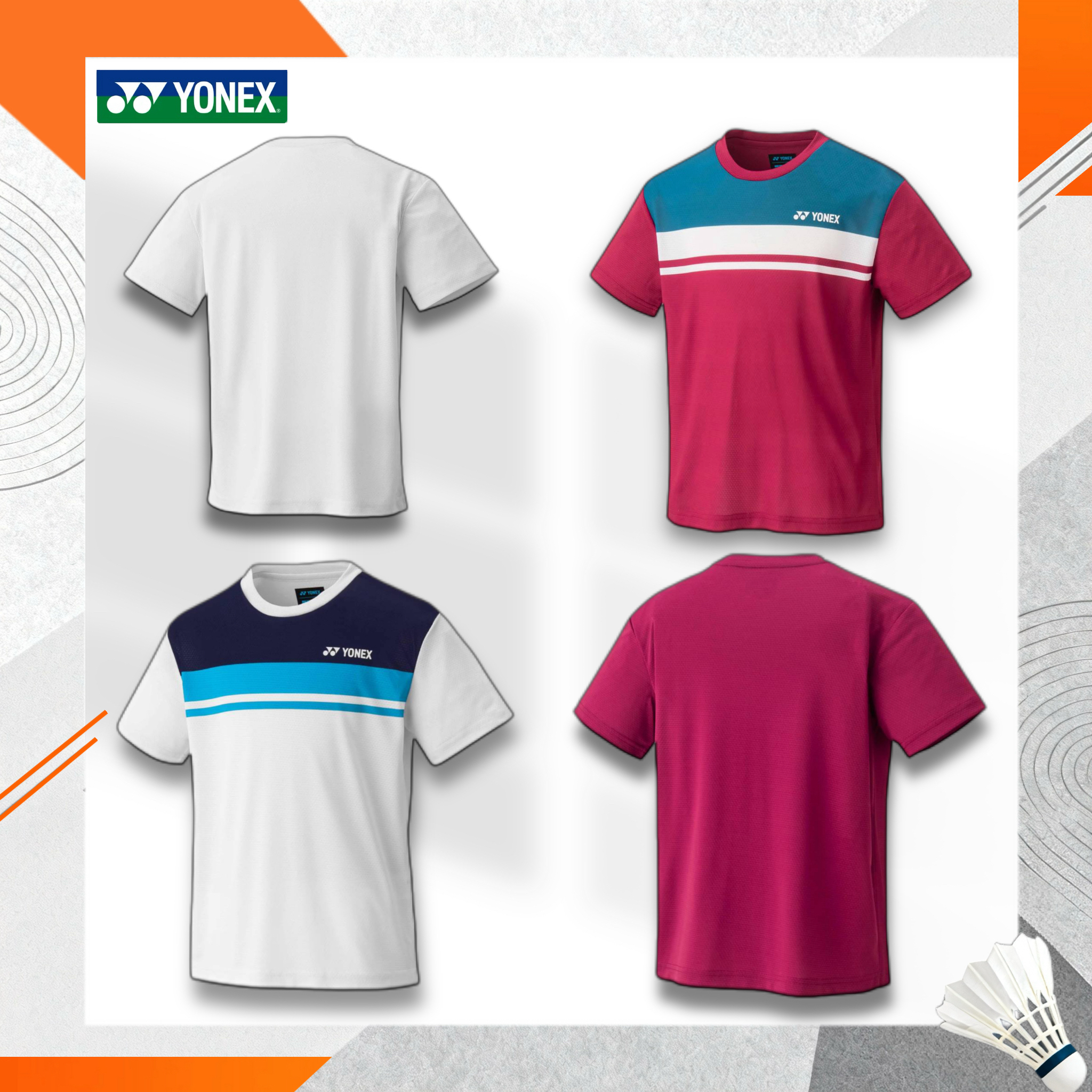 yonex · 尤尼克斯羽毛球服女款马来西亚速干透气训练比赛服ex版本