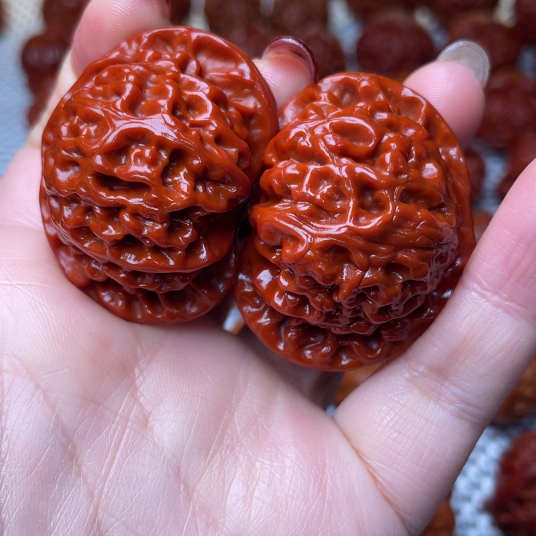 桃核吊坠文玩核桃 手把件 宫灯 44