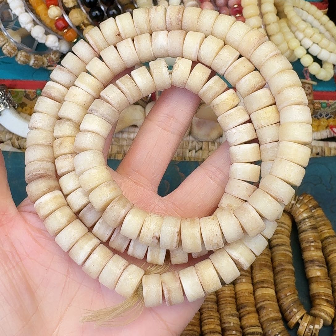 鹿骨手串/手链鹿嘎嘎10*6尺寸108颗