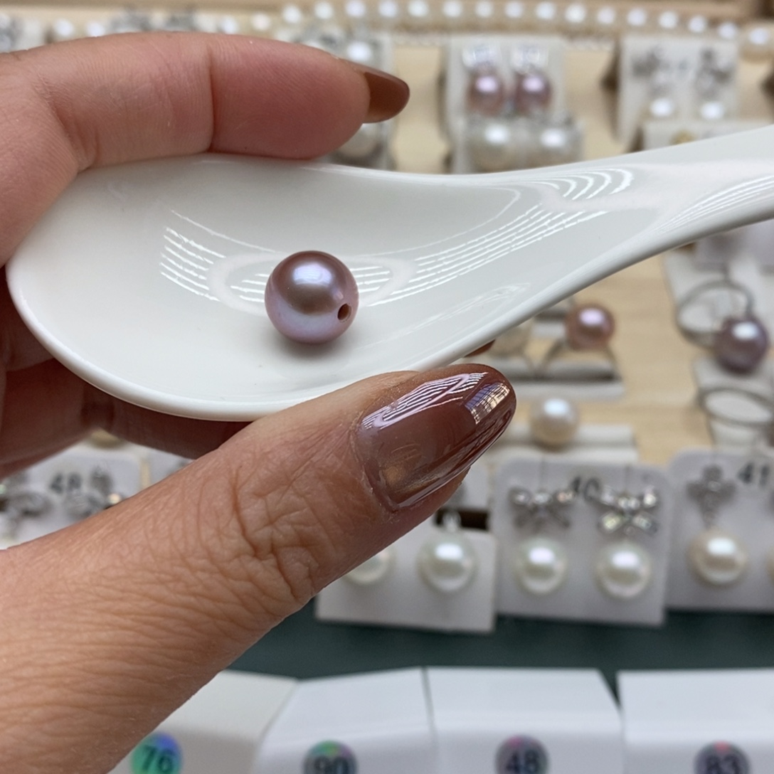 诗***往银S925镶嵌颈饰淡水珍珠