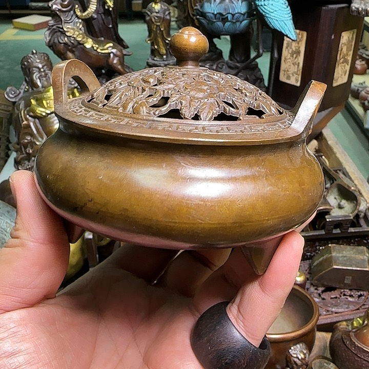 铜器办公室茶室摆件