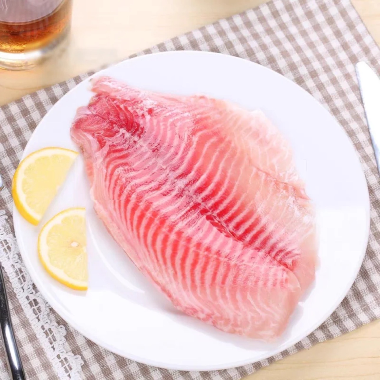 鲷鱼片无骨无刺鱼柳鱼排原味生鱼片可香煎单片（280-300克）商品图