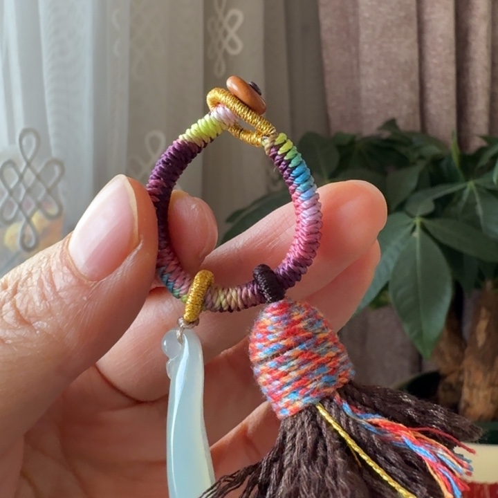 翡翠未镶嵌颈饰钥匙挂2