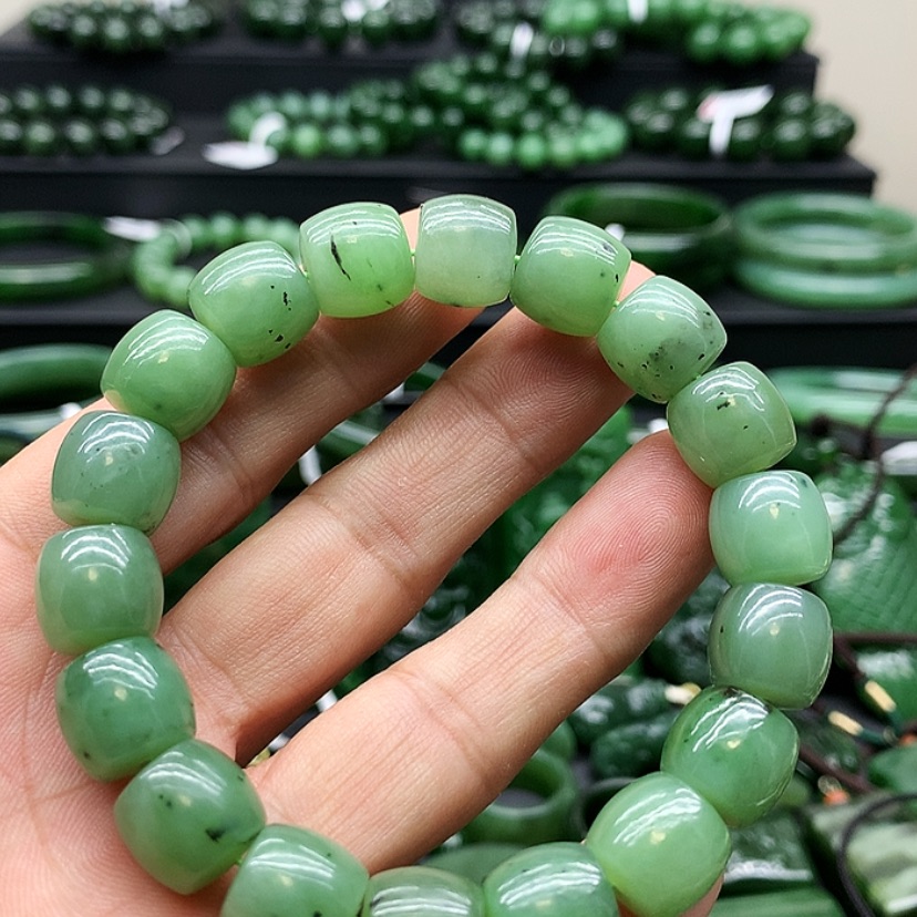 【闪购商品】和田玉（碧玉）手链未镶嵌