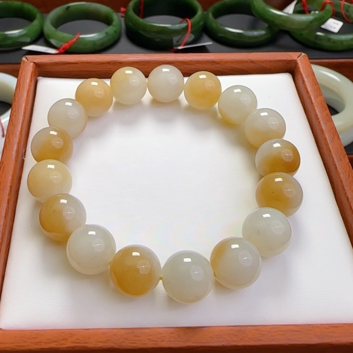 和田玉（糖玉）手链未镶嵌