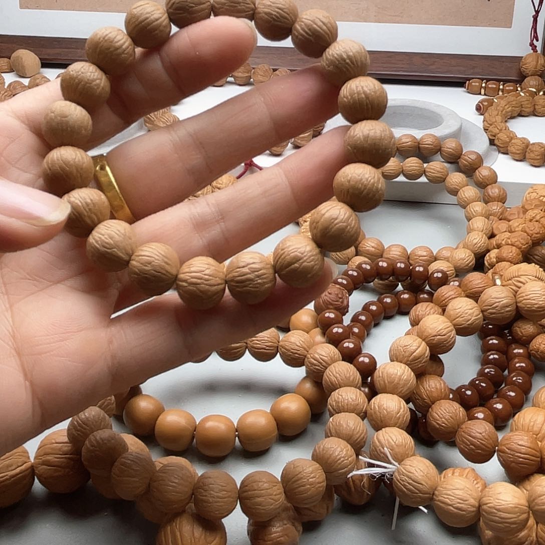 核桃谧老树猴头手串丰羽1.2