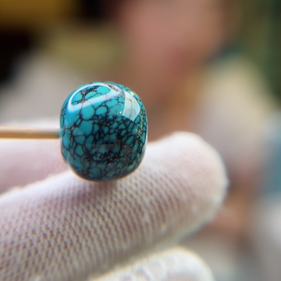 未镶嵌绿松石珠宝奇石14.5