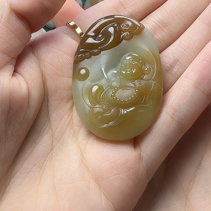 和田玉（糖玉）未镶嵌颈饰