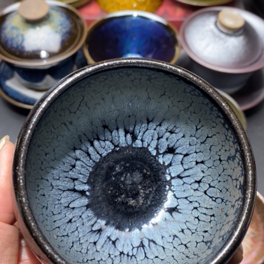 茶盏建盏主人杯茶壶盖碗品茗杯23