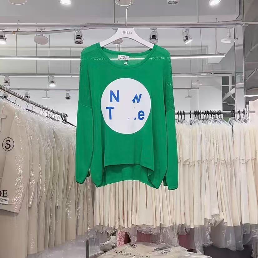 NN883-时尚女装设计感针织衫法式气质显瘦洋气百搭