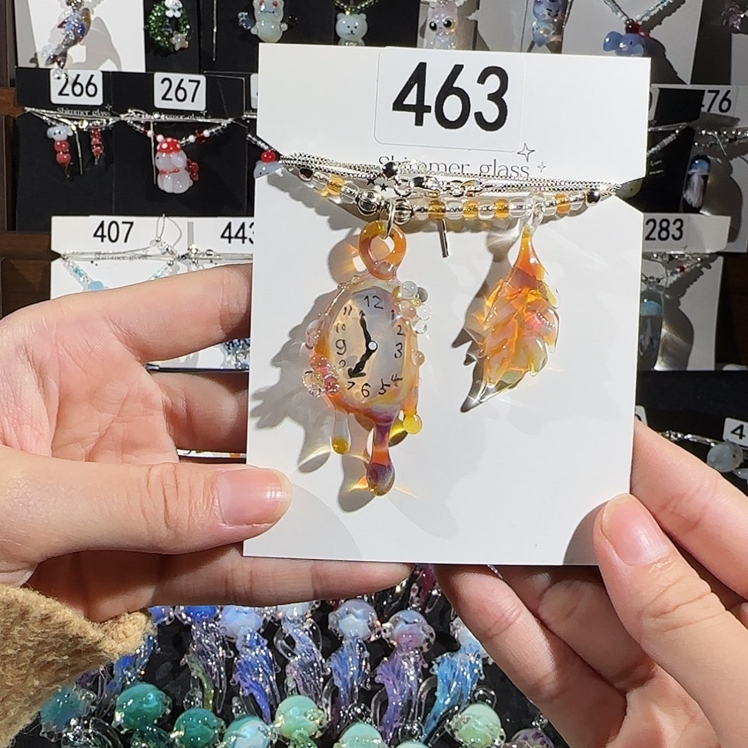 千***心颈饰玻璃永久的时间463