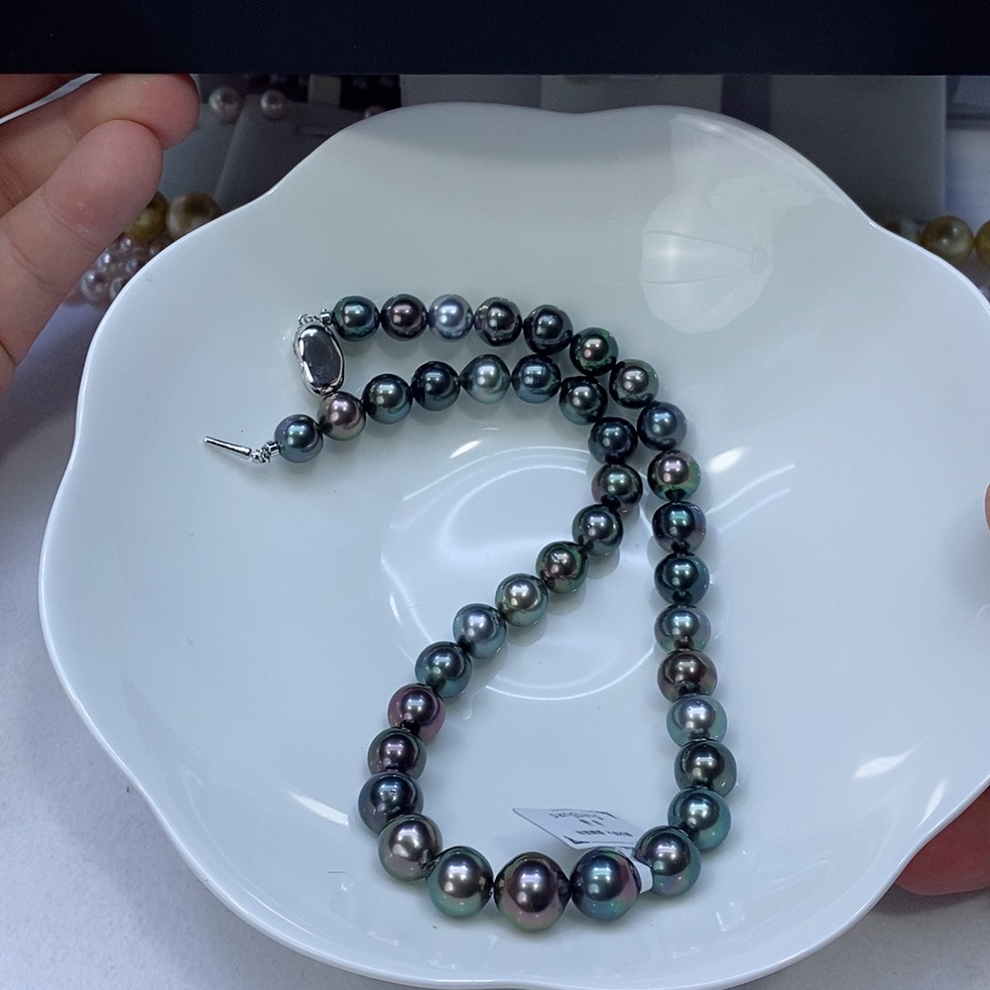 海水珍珠颈饰银S925镶嵌