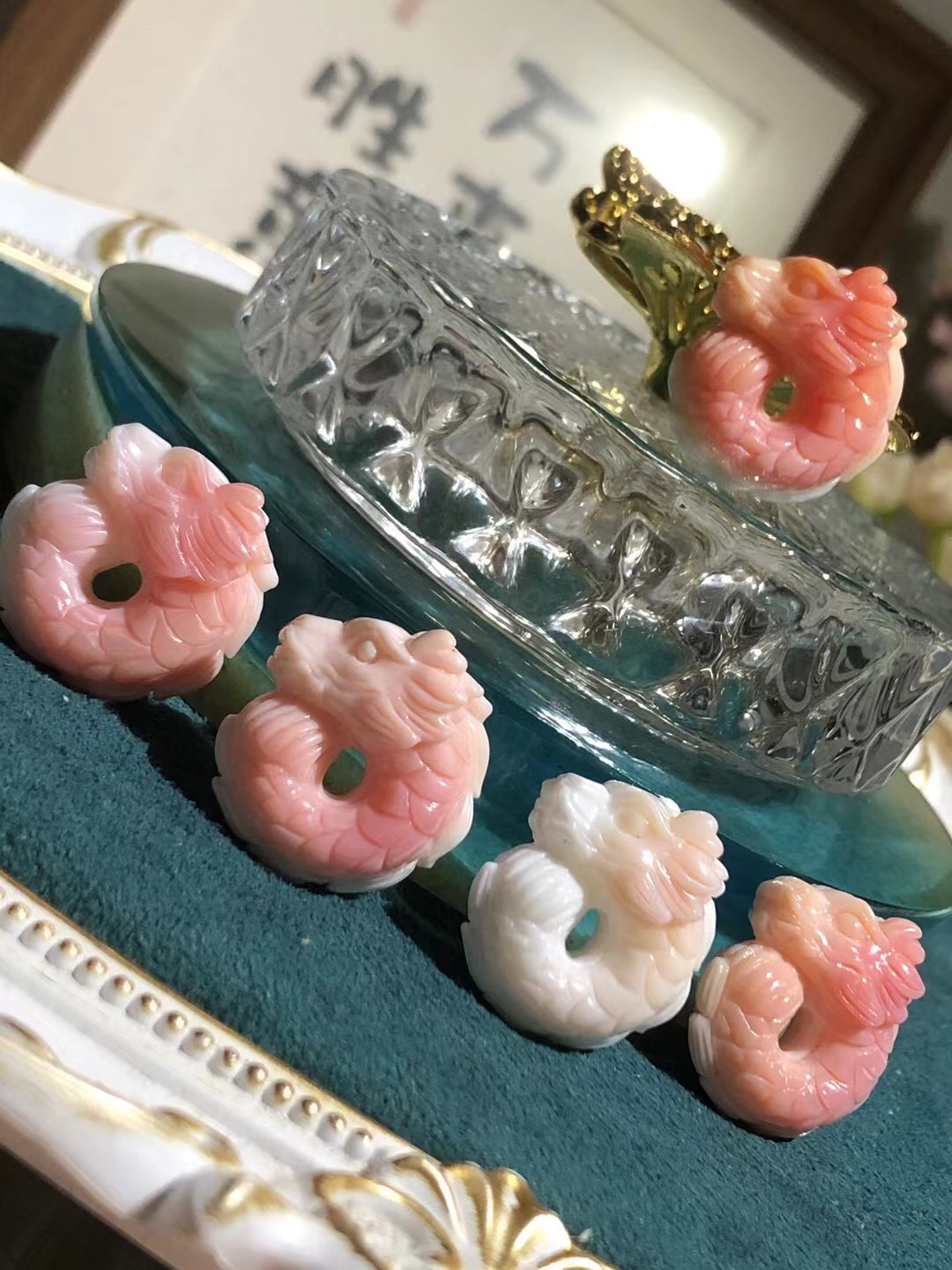 非金属仿珍珠手链 龙扣手链项链饰品配饰diy