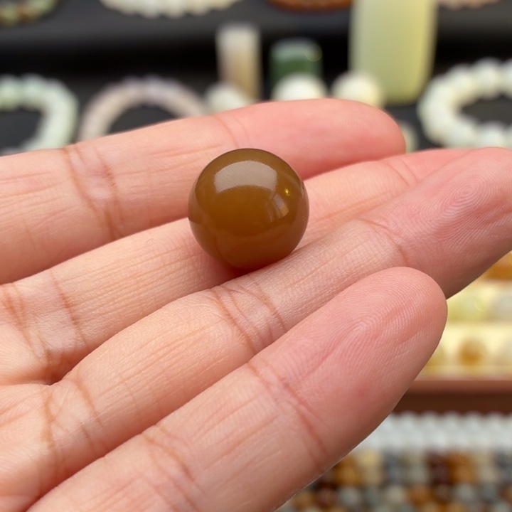 夜***归和田玉（糖玉）未镶嵌颈饰