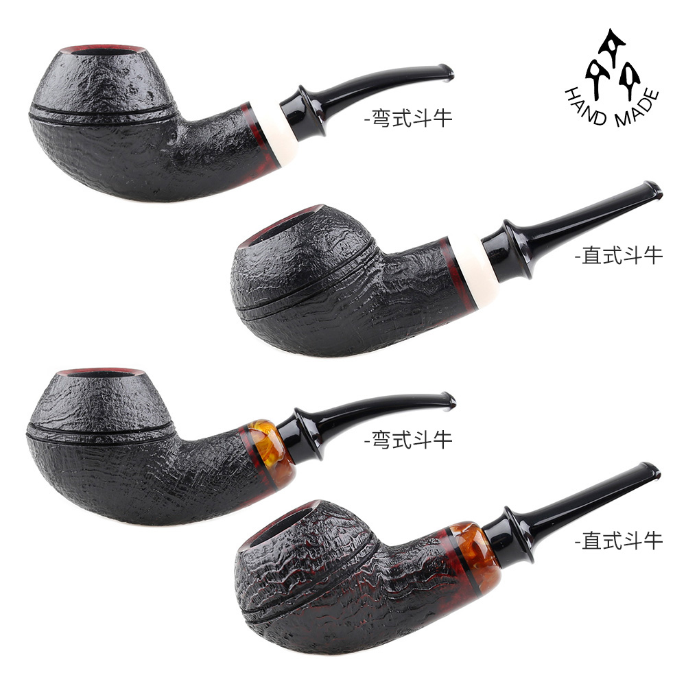 齐工作室运动烟斗手工石楠木烟斗小号自由式进口男士入门级专用