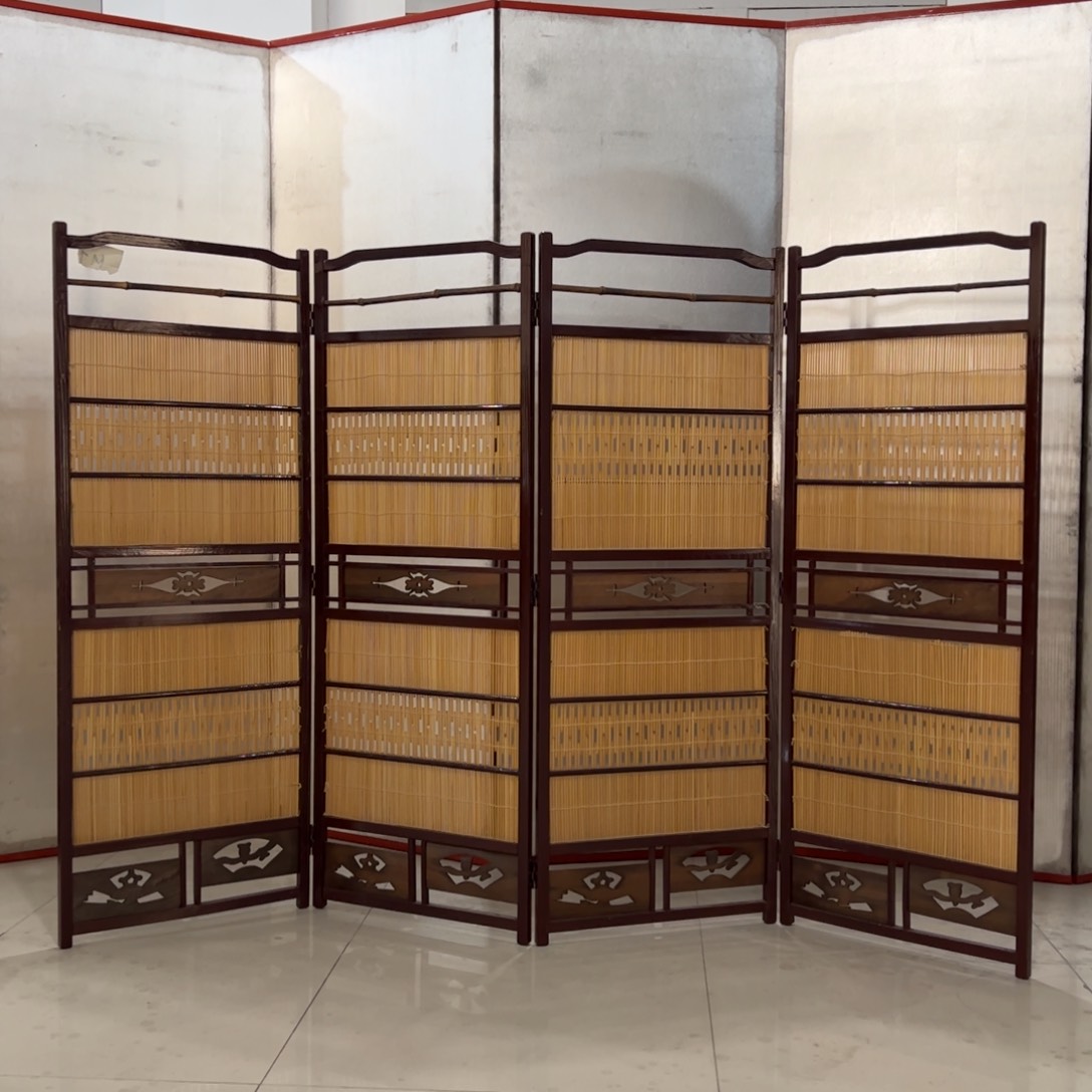 绘画屏风框画茶空间设计