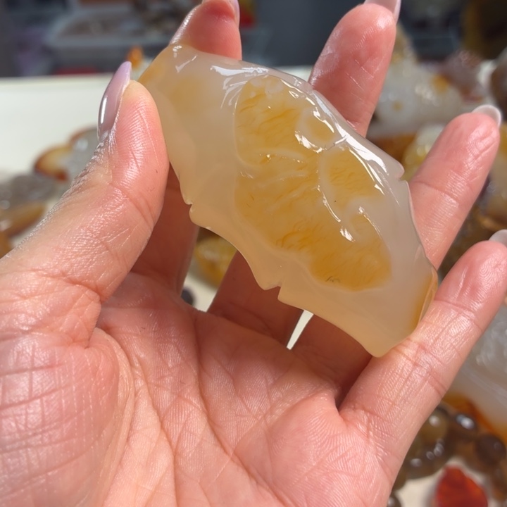 玛瑙/玉髓未镶嵌吊坠(不含链)