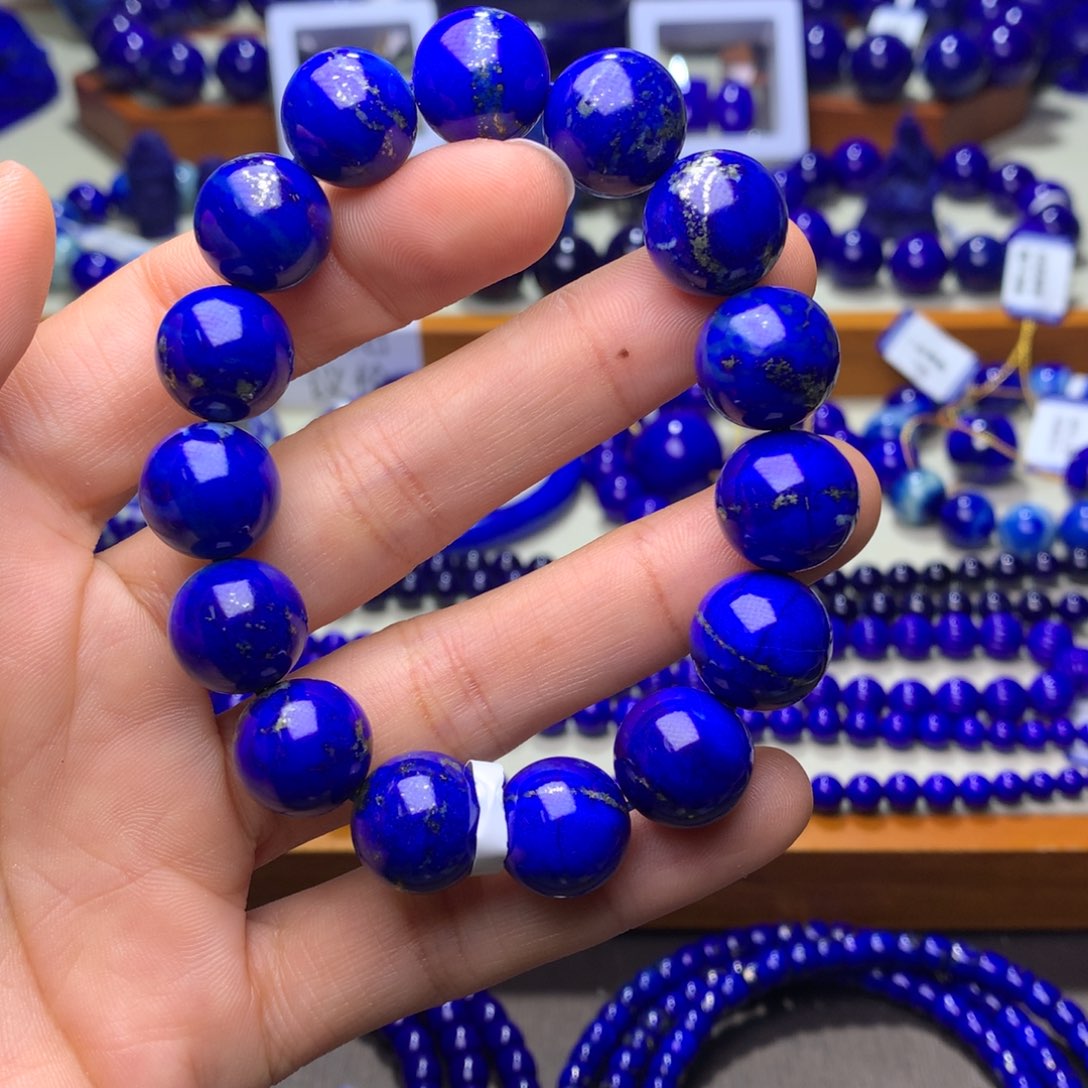 青金石手串未镶嵌13mm5599