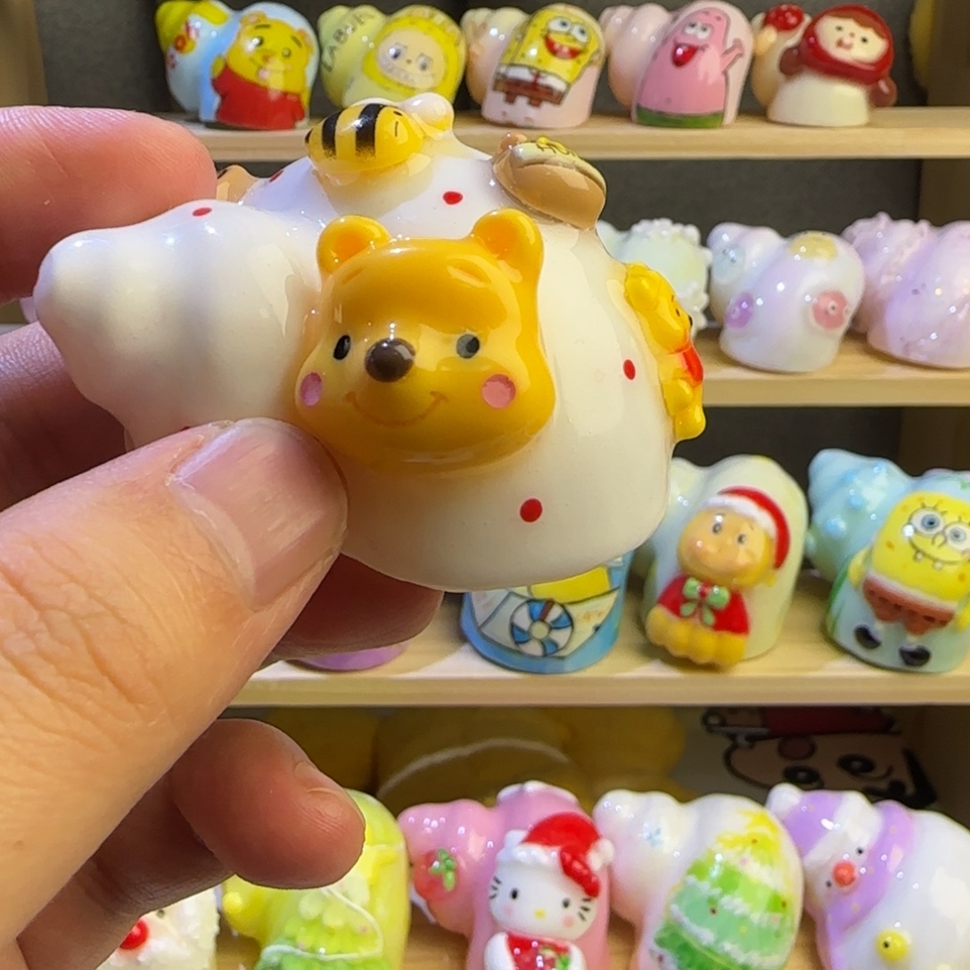 2.67口白色小清新维尼熊