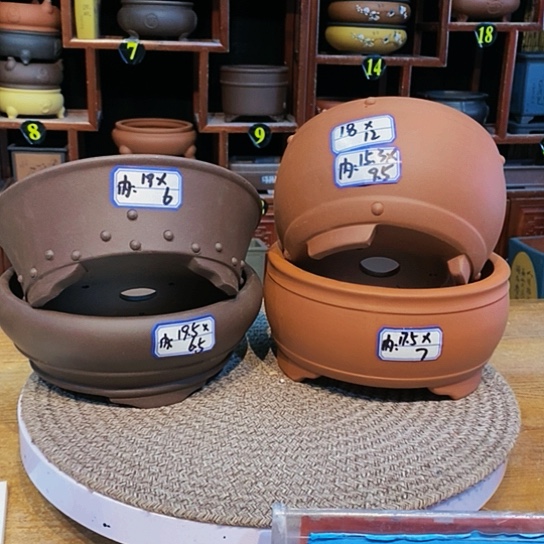 紫砂花盆紫砂花盆