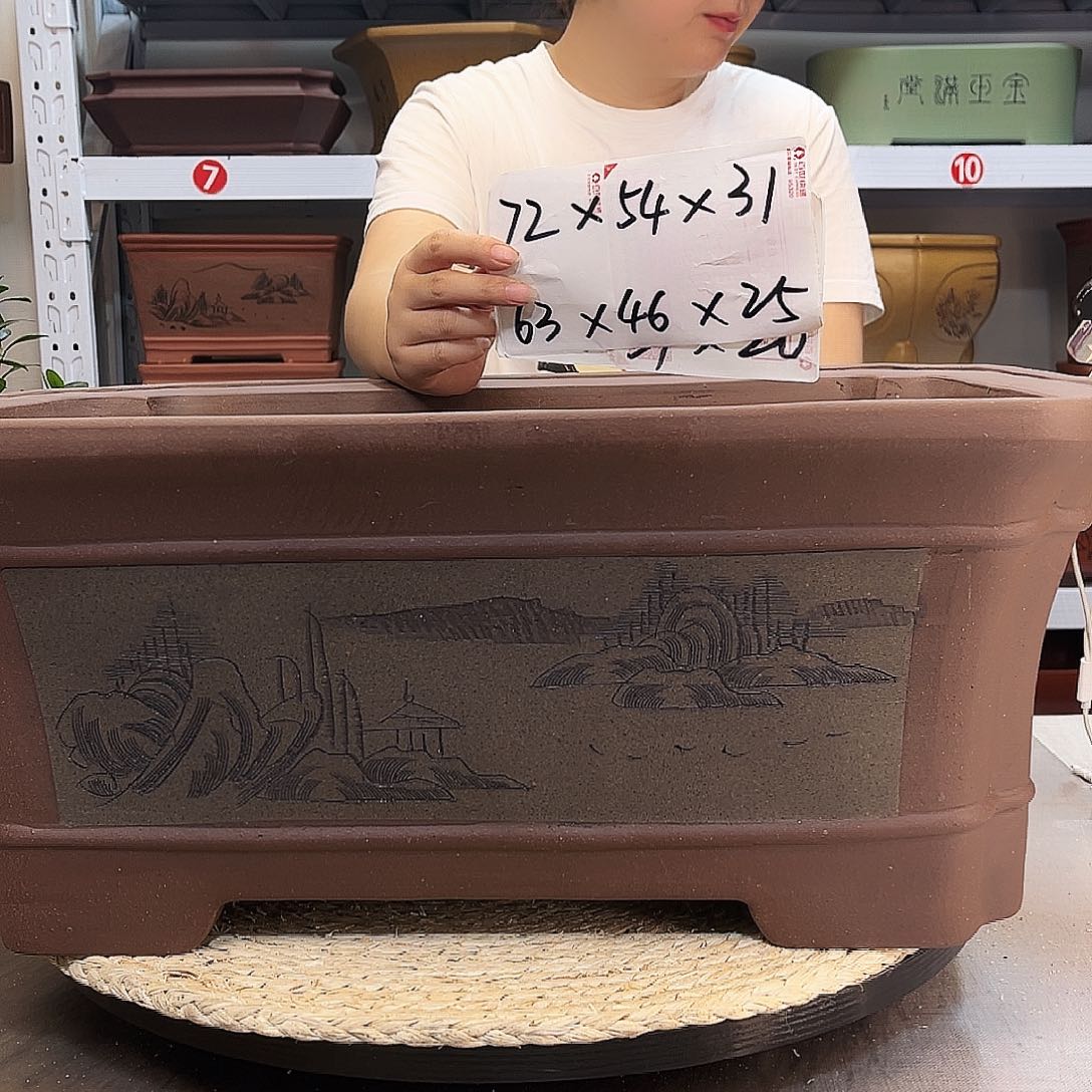 紫砂花盆紫砂花盆