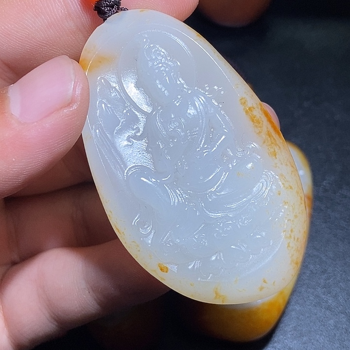 和田玉未镶嵌颈饰CC