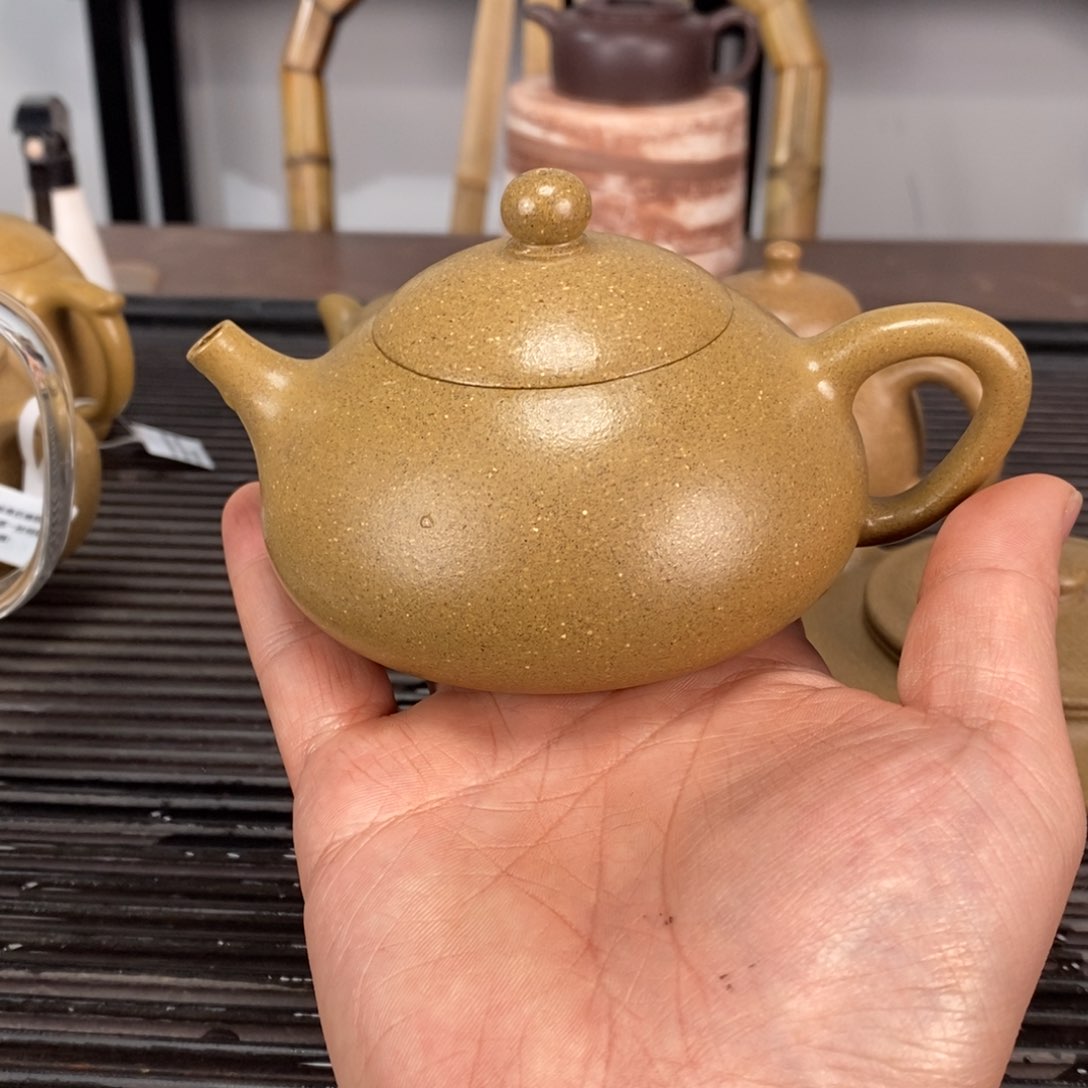 紫砂茶壶老清段乳瓢容量200毫升