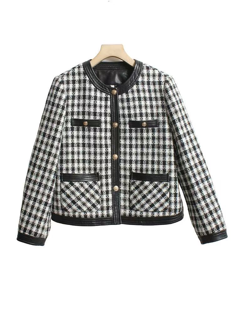 【JX2003两色小香风外套】M多多专属25时尚休闲百搭女士秋季外套