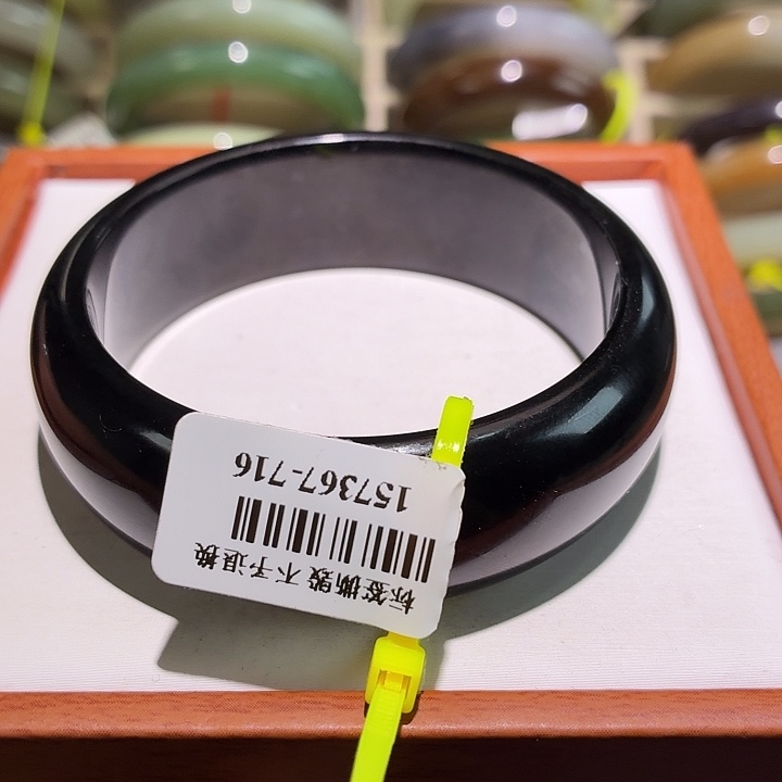 和田玉未镶嵌手镯25哈54.5+