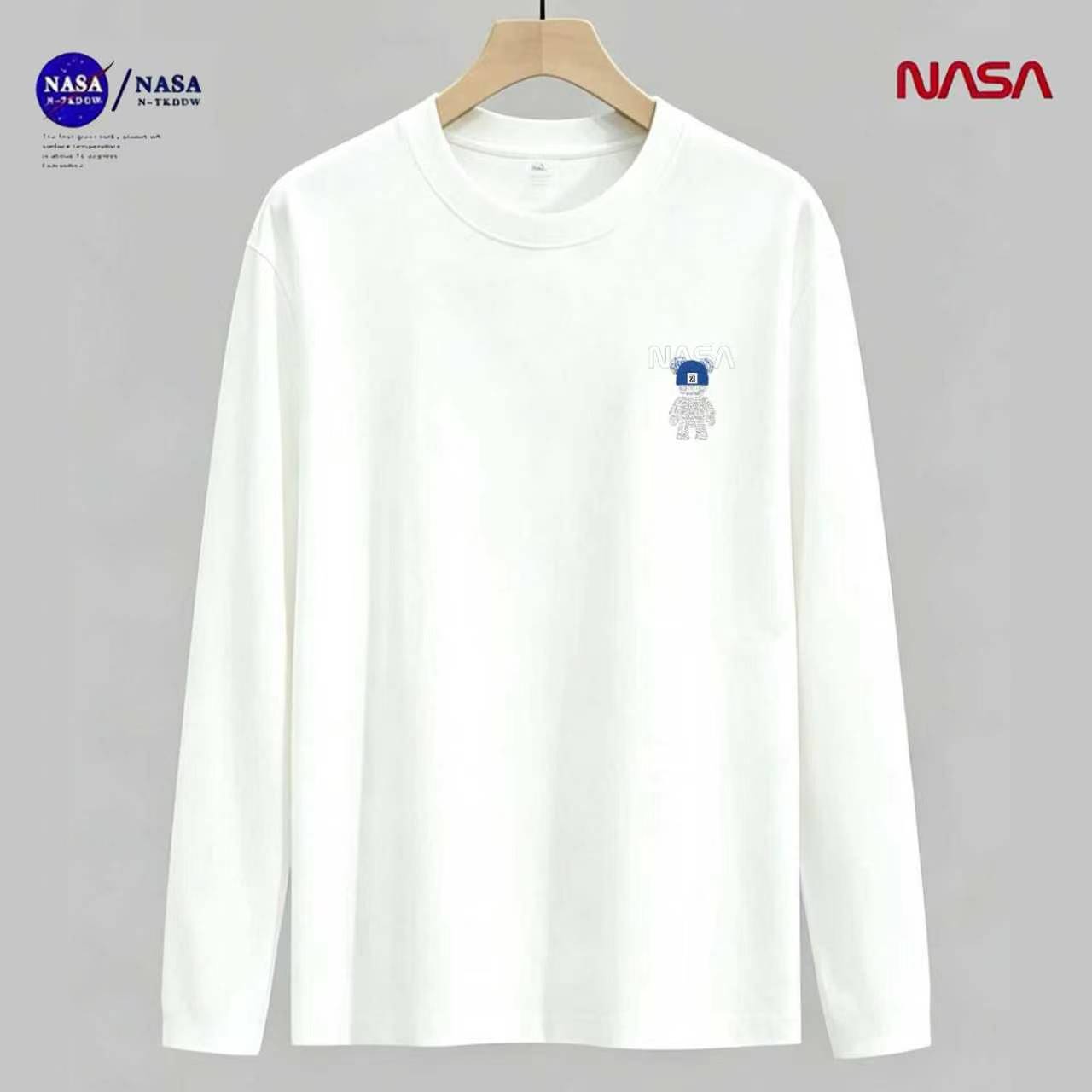 NASA联名情侣秋衣微宽松秋冬时尚男女同款休闲百搭长袖