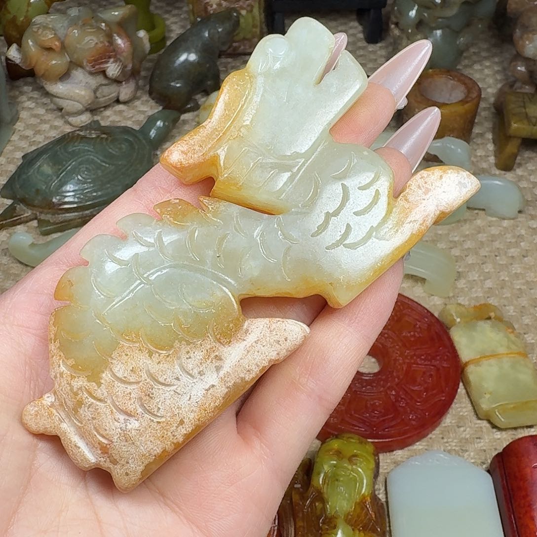 白玉菩提吊坠挂件