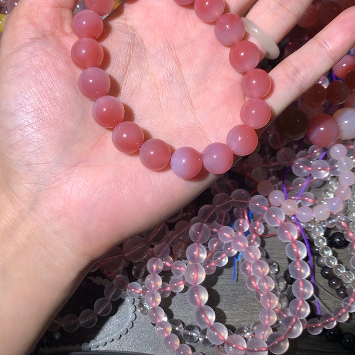 水晶手链未镶嵌豹*花