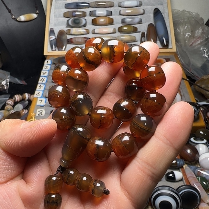 玛瑙/玉髓未镶嵌手串