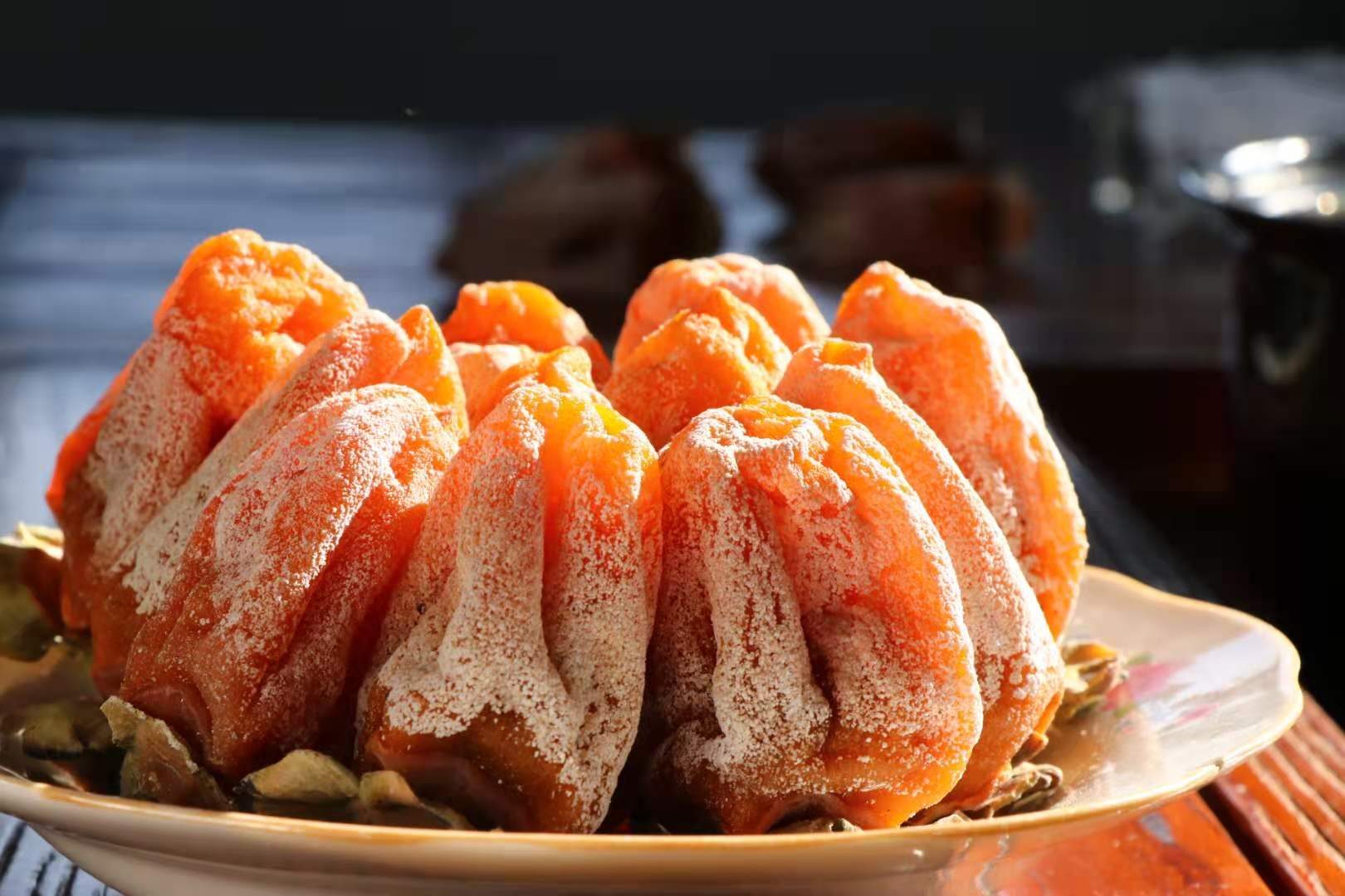 正宗富平头茬新鲜流心吊柿饼手工晾晒独立包装