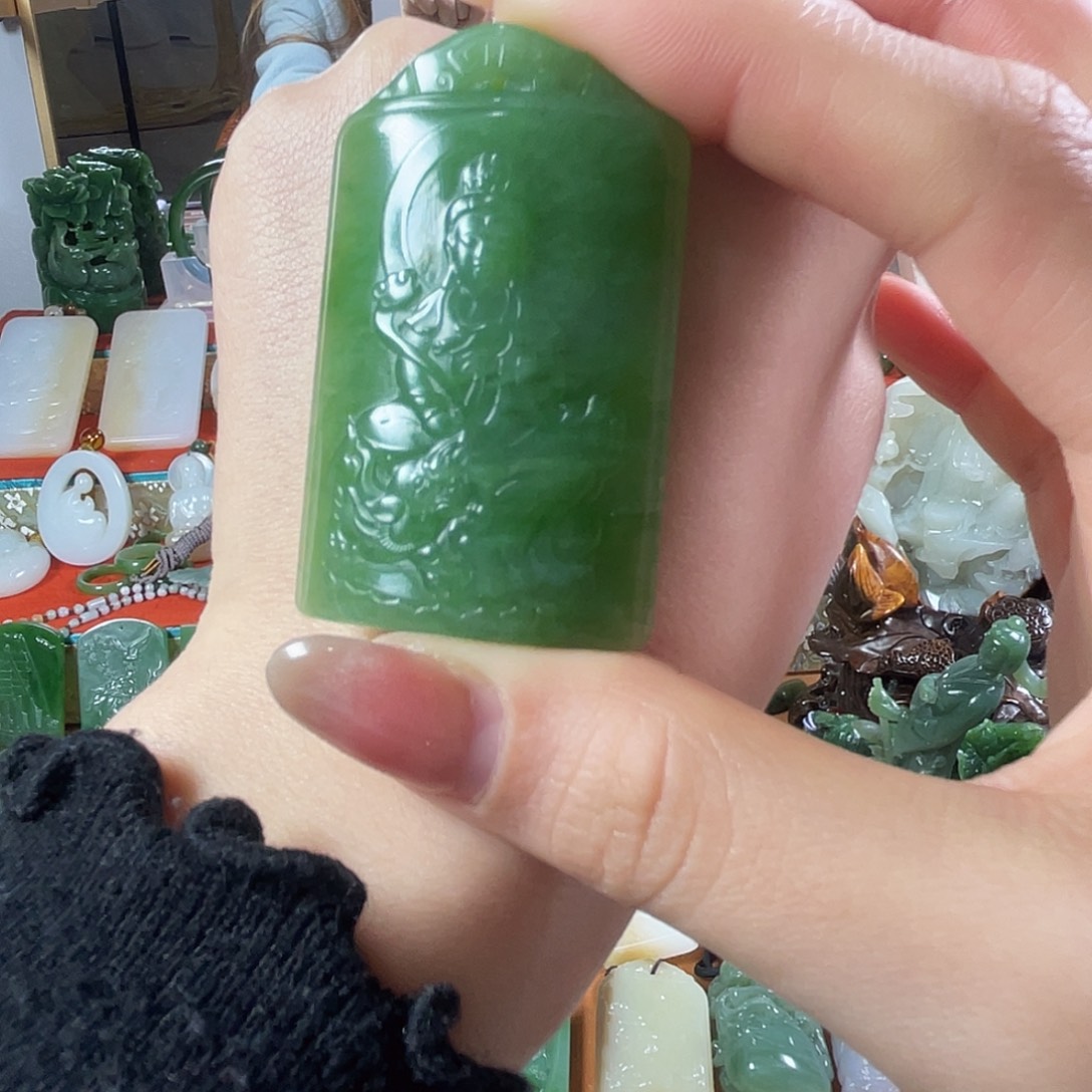 和田玉（碧玉）未镶嵌挂件