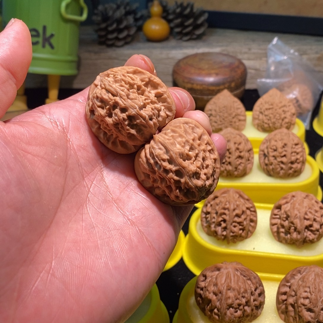 吊坠文玩核桃白狮子